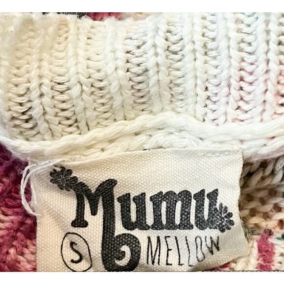 Show Me Your Mumu Campfire Knit Sweater Duches Darling Floral Coquette Sz Small - Picture 7 of 8